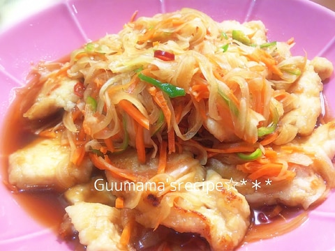 おつまみにも♡玉ねぎたっぷり♡鶏むね肉の南蛮漬け